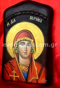 Αγία Μαρίνα Χειροποίητη Αγιογραφία