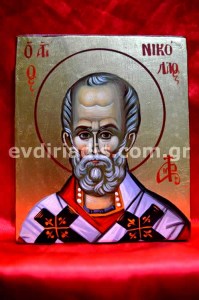 Άγιος Νικόλαος Χειροποίητη Αγιογραφία