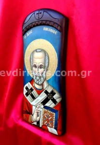 Άγιος Νικόλαος Χειροποίητη Αγιογραφία 