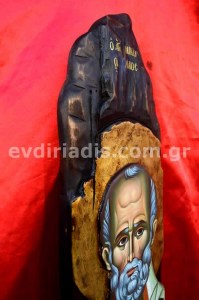 Άγιος Νικόλαος Χειροποίητη Ξυλόγλυπτη Αγιογραφία