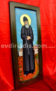 Άγιος Παίσιος Χειροποίητη Αγιογραφία 