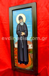 Άγιος Παίσιος Χειροποίητη Αγιογραφία 