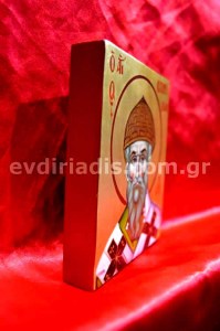 Άγιος Σπυρίδων Χειροποίητη Αγιογραφία