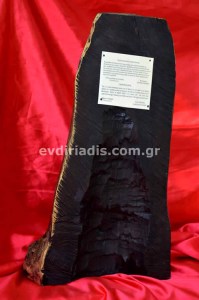 Η Γέννησις Χειροποίητη Αγιογραφία Σε Φυσικό Κούτσουρο