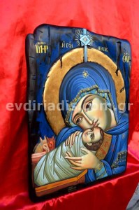 Η Γέννησις Χειροποίητη Ξυλόγλυπτη Αγιογραφία