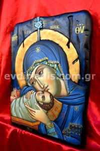 Η Γέννησις Χειροποίητη Ξυλόγλυπτη Αγιογραφία 