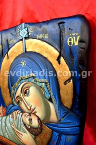 Η Γέννησις Χειροποίητη Ξυλόγλυπτη Αγιογραφία 