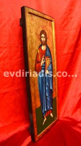 Ιησούς Χριστός Ο Ευλογών Χειροποίητη Αγιογραφία  