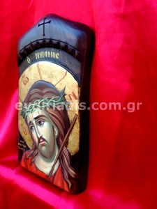 Ιησούς Χριστός Ο Νυμφίος Χειροποίητη Ξυλόγλυπτη Αγιογραφία
