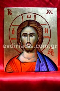 Ιησούς Χριστός Χειροποίητη Αγιογραφία