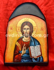 Ο Ευλογών Χειροποίητη Αγιογραφία 