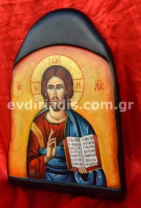 Ο Ευλογών Χειροποίητη Αγιογραφία 