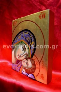 Παναγία Γλυκοφιλούσα Χειροποίητη Αγιογραφία