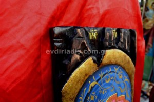 Παναγία Γλυκοφιλούσα Χειροποίητη Ξυλόγλυπτη Αγιογραφία