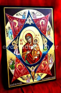 Παναγία Η Πυροφυλακτούσα Bogomater Neopalimaya Burning Bush 