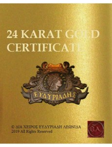 Παναγία Πορταίτισσα Χειροποίητη Αγιογραφία Με Αληθινό Χρυσό 24 Καράτια
