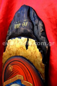 Παναγία Χειροποίητη Ξυλόγλυπτη Αγιογραφία
