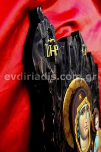 Παναγία Χειροποίητη Ξυλόγλυπτη Αγιογραφία