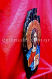 Παντοκράτωρ Χειροποίητη Ξυλόγλυπτη Αγιογραφία