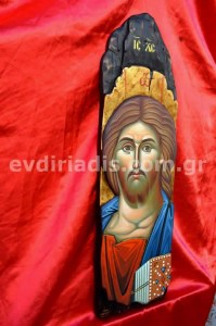 Παντοκράτωρ Χειροποίητη Ξυλόγλυπτη Αγιογραφία