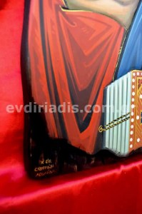 Παντοκράτωρ Χειροποίητη Ξυλόγλυπτη Αγιογραφία