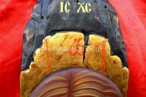 Παντοκράτωρ Χειροποίητη Ξυλόγλυπτη Αγιογραφία