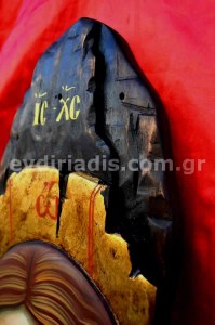 Παντοκράτωρ Χειροποίητη Ξυλόγλυπτη Αγιογραφία
